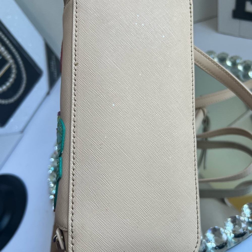 Kate Spade Pink Saffiano Leather Hot stuff Sauce cactus  backpack - Picture 12 of 16